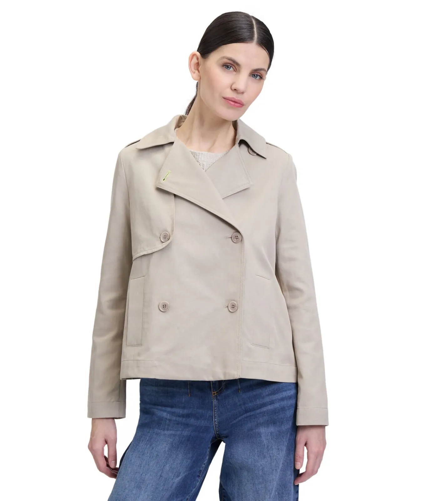 Cartoon Korte trenchcoat taupe Sale
