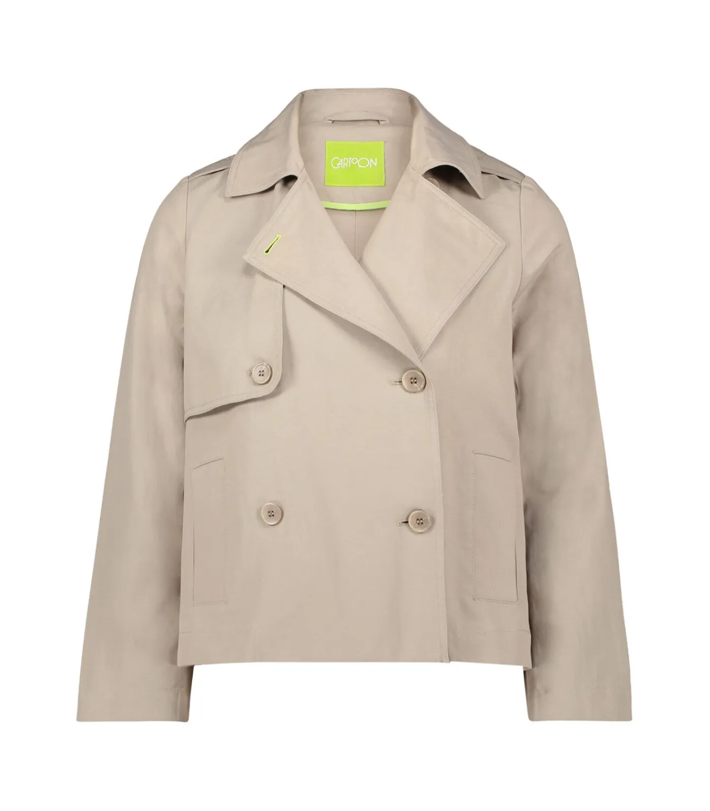 Cartoon Korte trenchcoat taupe Sale