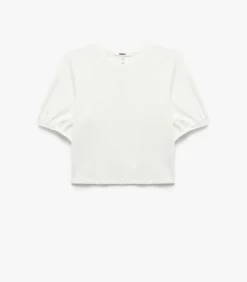 Koton Back Bow Detail T-Shirt white Best