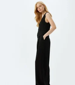 Koton Baggy Suit Pants black