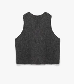 Koton Basic Knit Vest darkGrey Outlet