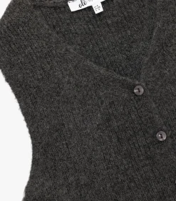 Koton Basic Knit Vest darkGrey Outlet
