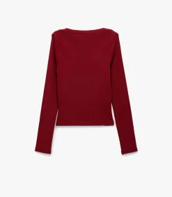 Koton Basic T-Shirt bordeaux Outlet