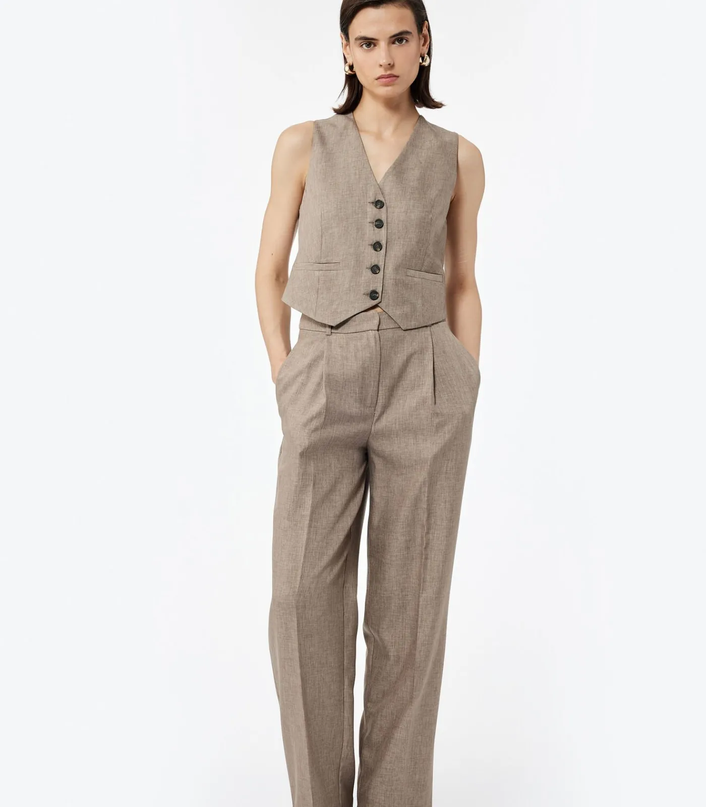 Koton Blazer Vest brown Best