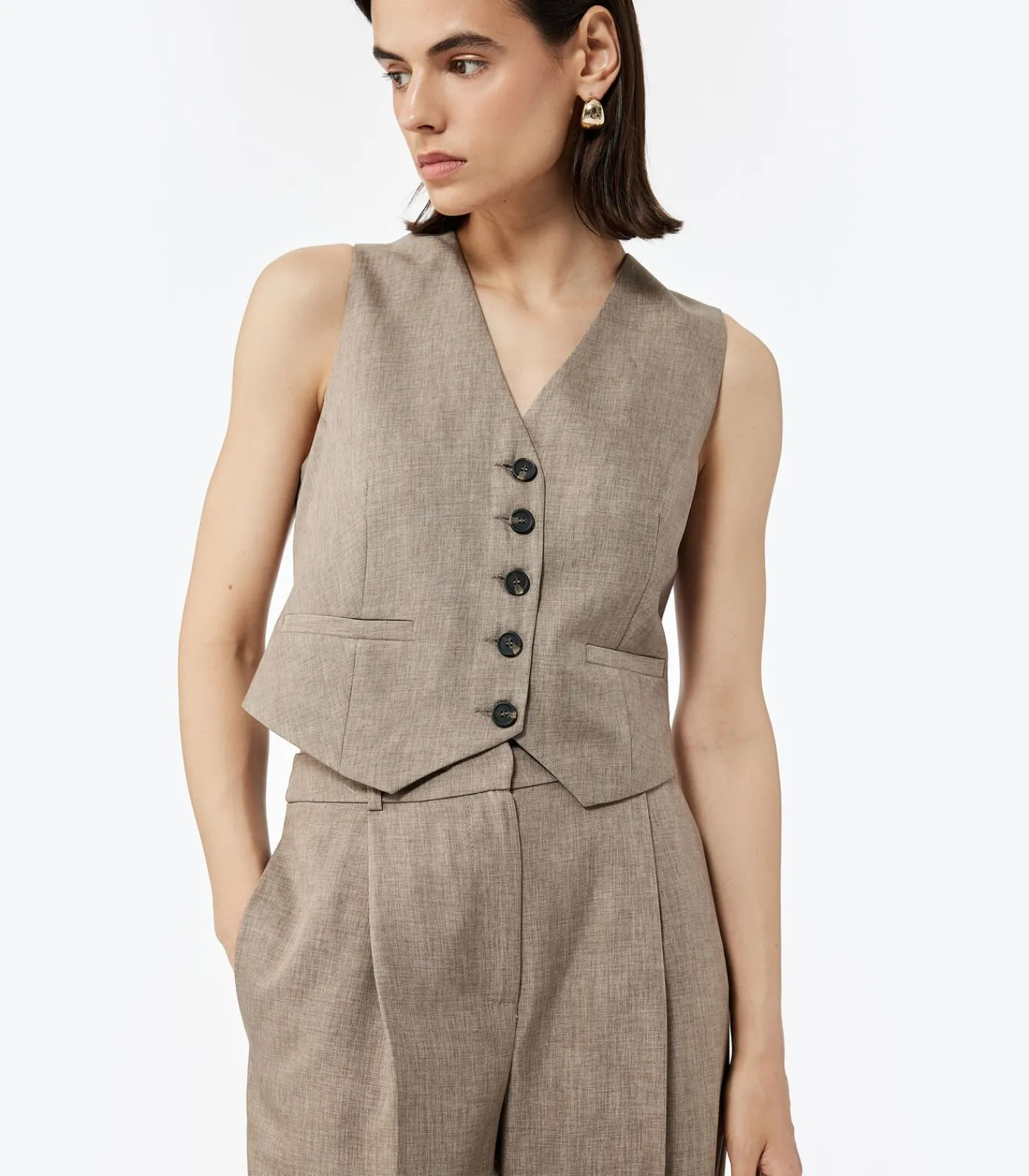 Koton Blazer Vest brown Best