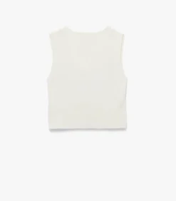 Koton Buttoned Knit Vest white