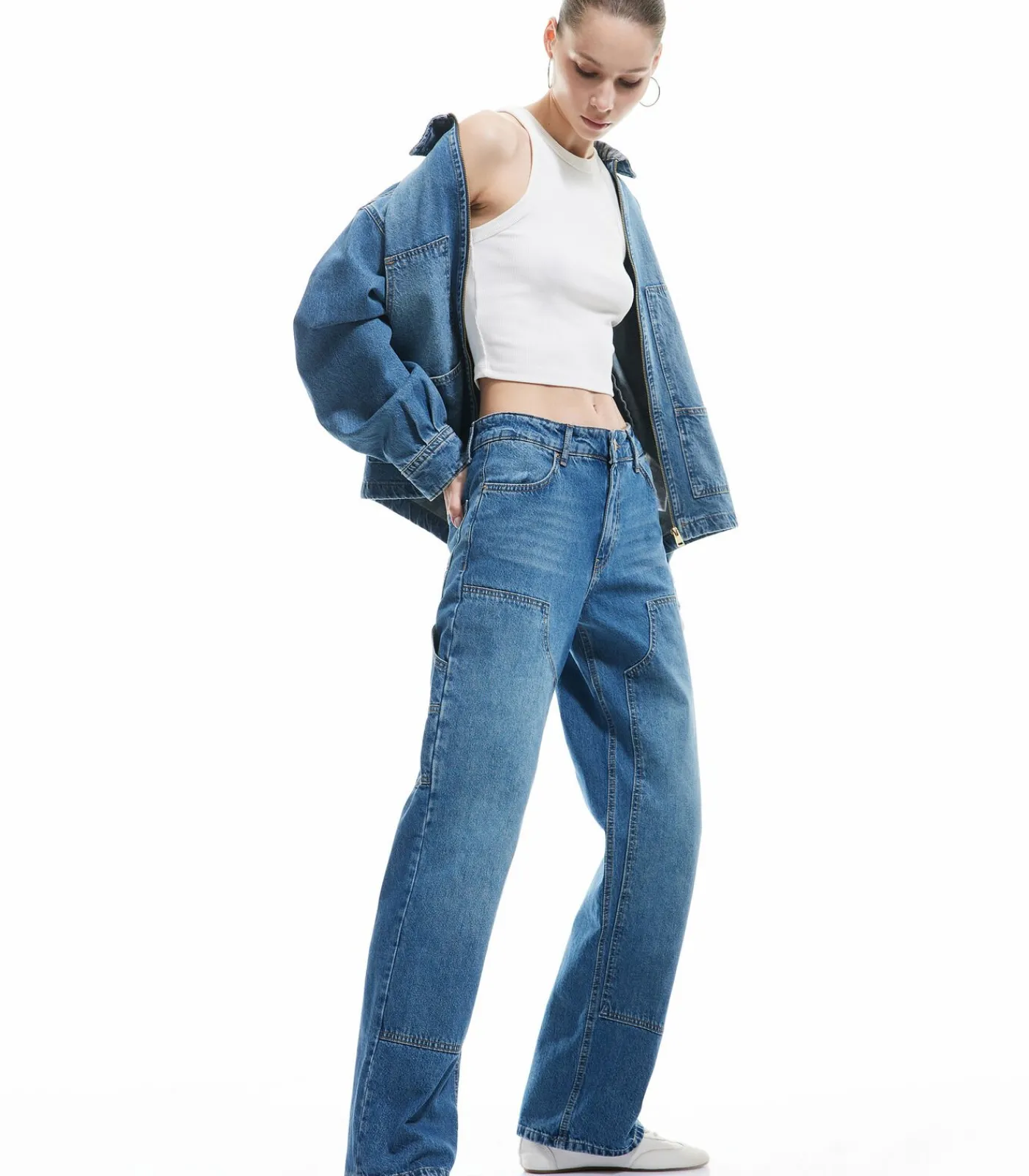 Koton Carpenter Jeans Indigo Clearance