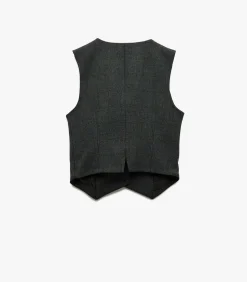Koton Checked Blazer Vest antraciteGrey Online