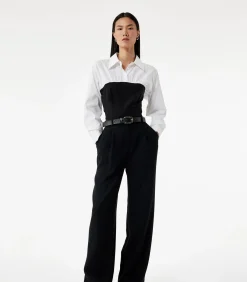 Koton Corset Detail Shirt white Outlet
