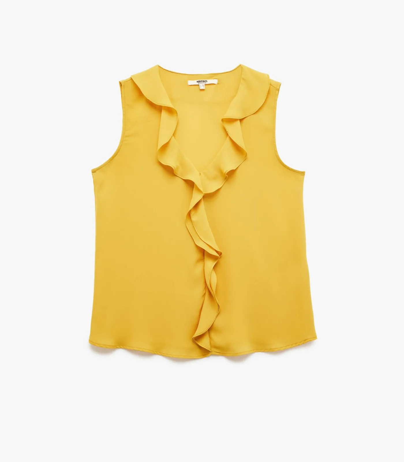 Koton Crepe Blouse yellow Sale