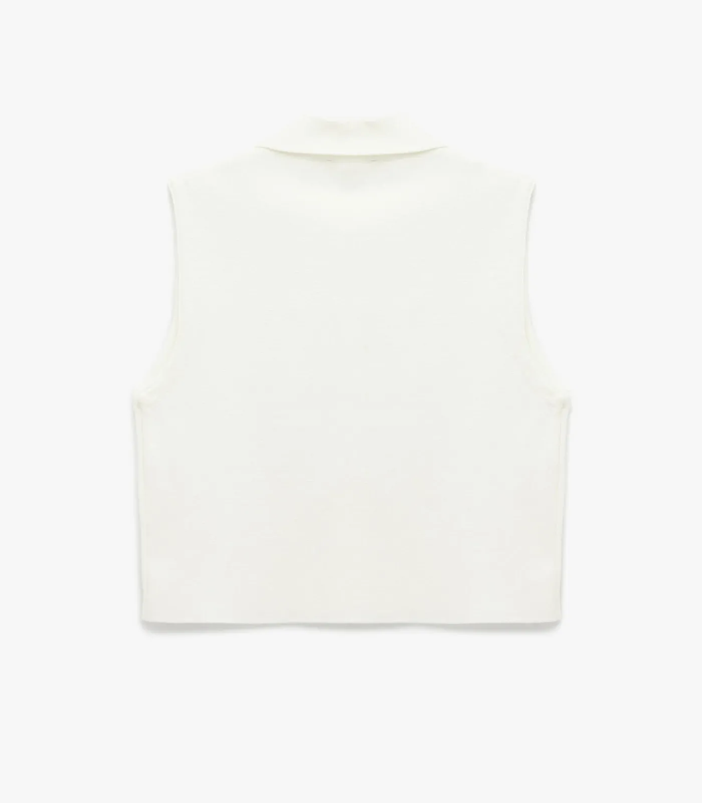 Koton Crew Neck Knit Vest white Online