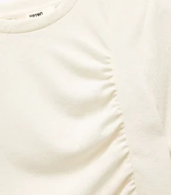 Koton Crew Neck T-Shirt white Discount