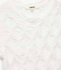 Koton Crew Neck T-Shirt white New
