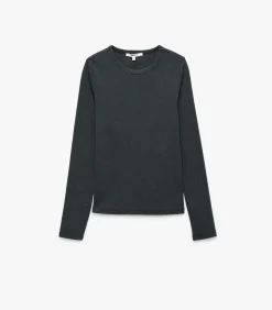 Koton Crew Neck T-Shirt antraciteGrey