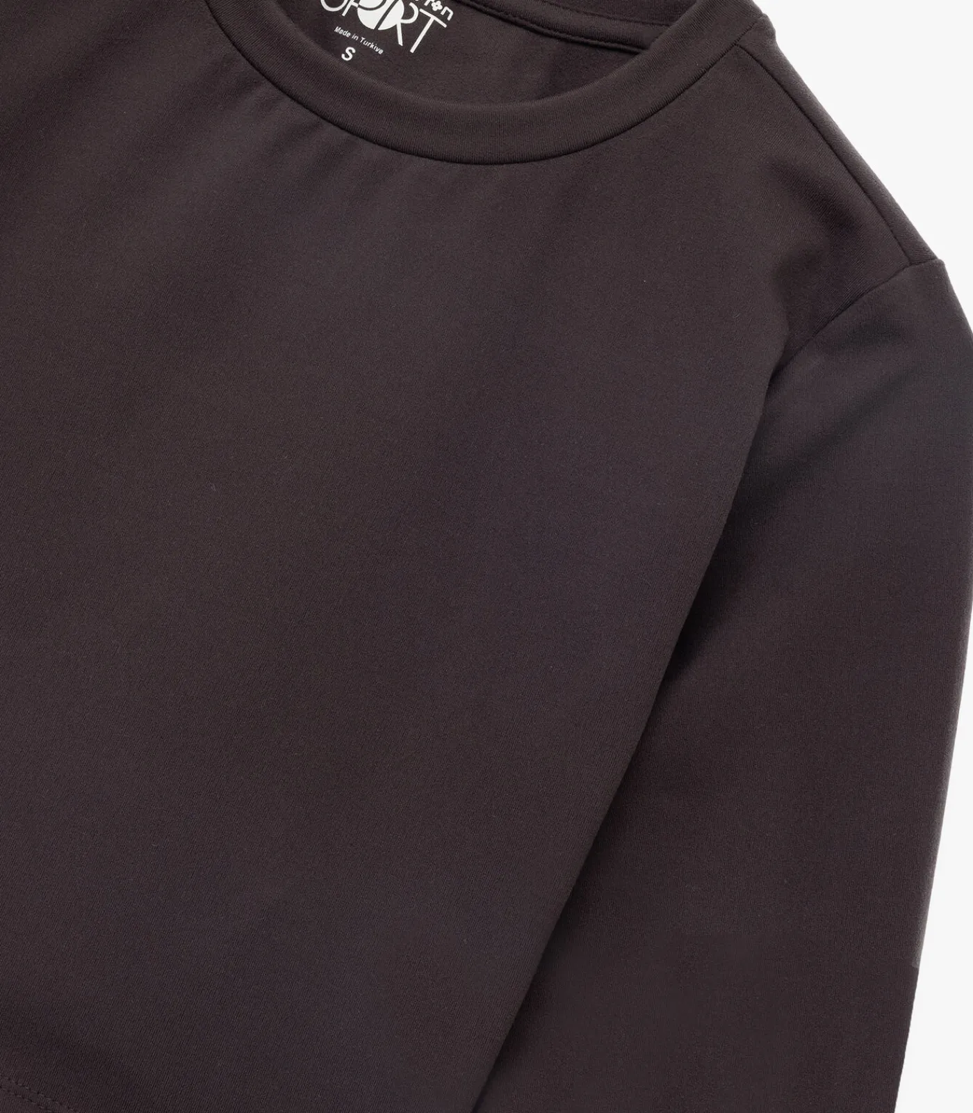 Koton Crop Sport T-Shirt brown Outlet