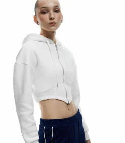Koton Crop Sweatshirt white Best