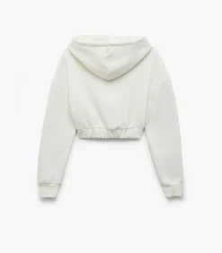 Koton Crop Sweatshirt white Best