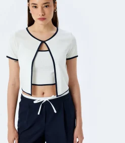 Koton Crop T-Shirt white