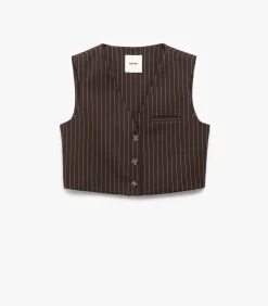 Koton Crop Vest brown Online