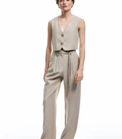 Koton Culotte Fabric Trousers brown Outlet