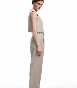 Koton Culotte Fabric Trousers brown Outlet