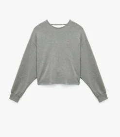 Koton Cut-Out Detail Sweatshirt antraciteGrey Online