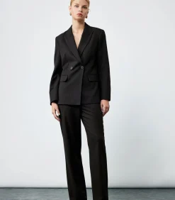 Koton Double Breasted Blazer Jacket brown Outlet