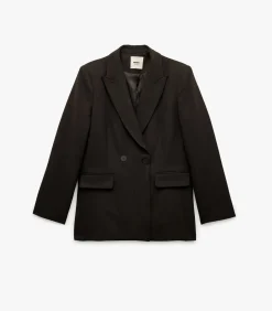 Koton Double Breasted Blazer Jacket brown Outlet