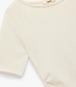 Koton Draped Detail T-Shirt white Online