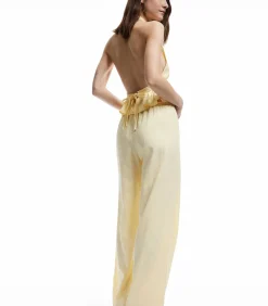 Koton Drawstring Pants yellow Sale