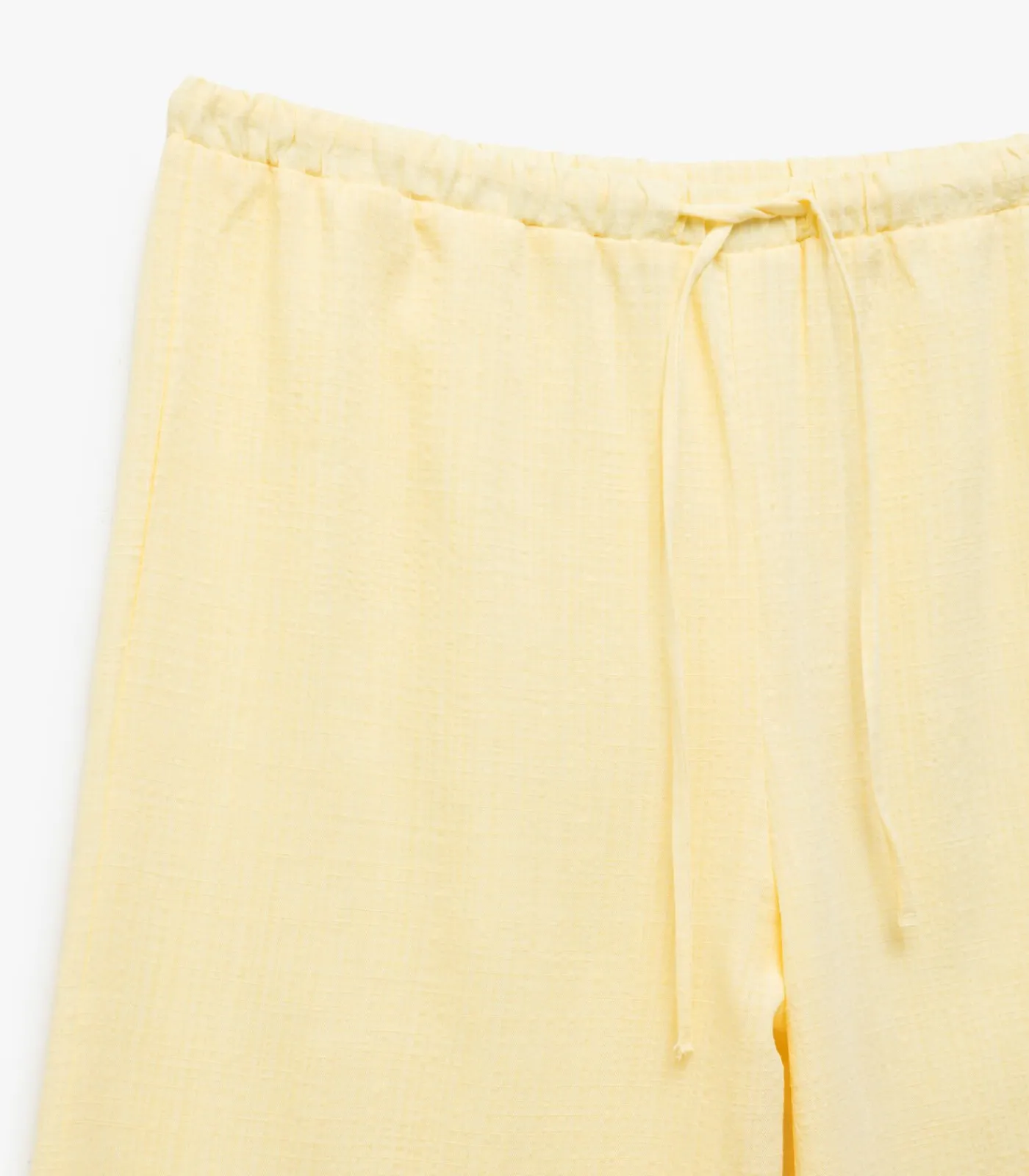 Koton Drawstring Pants yellow Sale