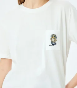 Koton Embroidered T-Shirt white Best