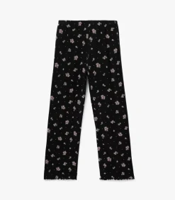 Koton Floral Pajama Bottoms black Discount