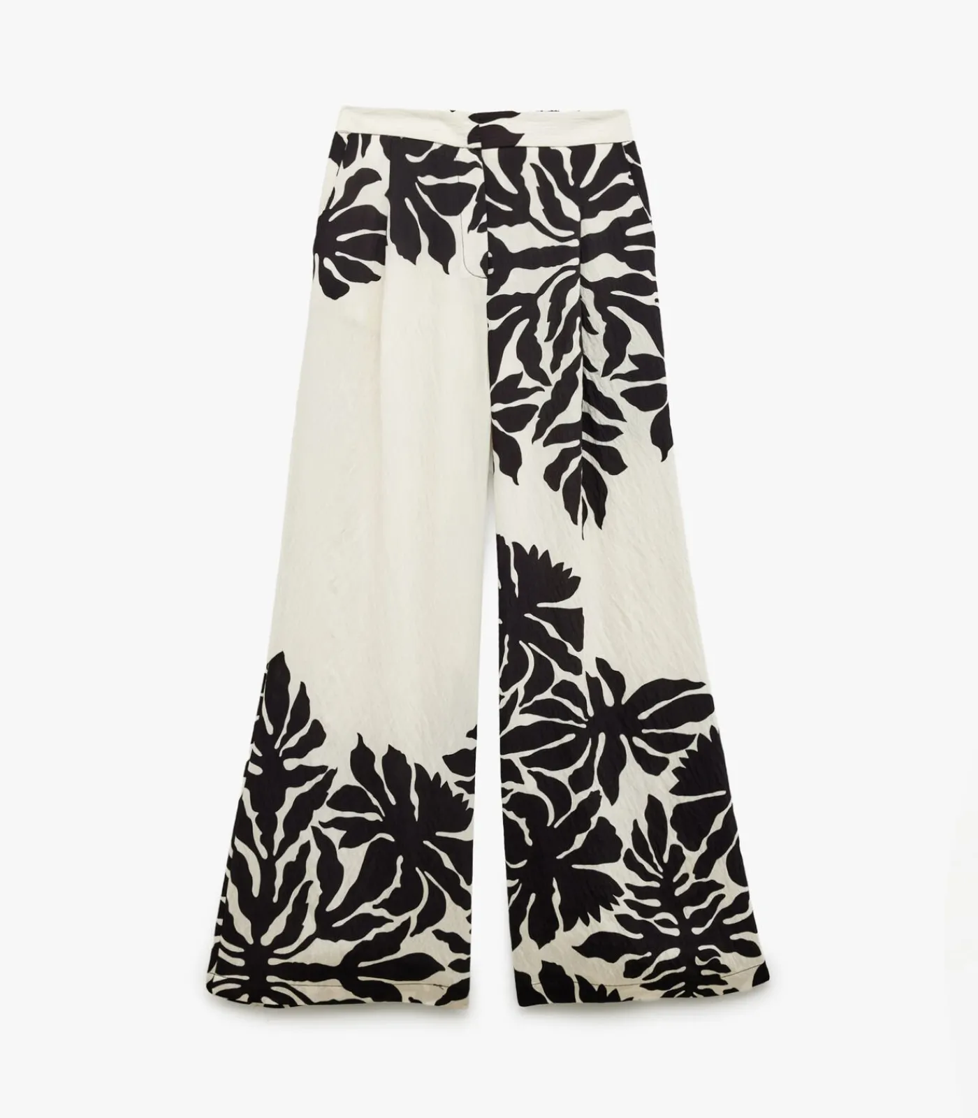 Koton Floral Palazzo Pants white Discount