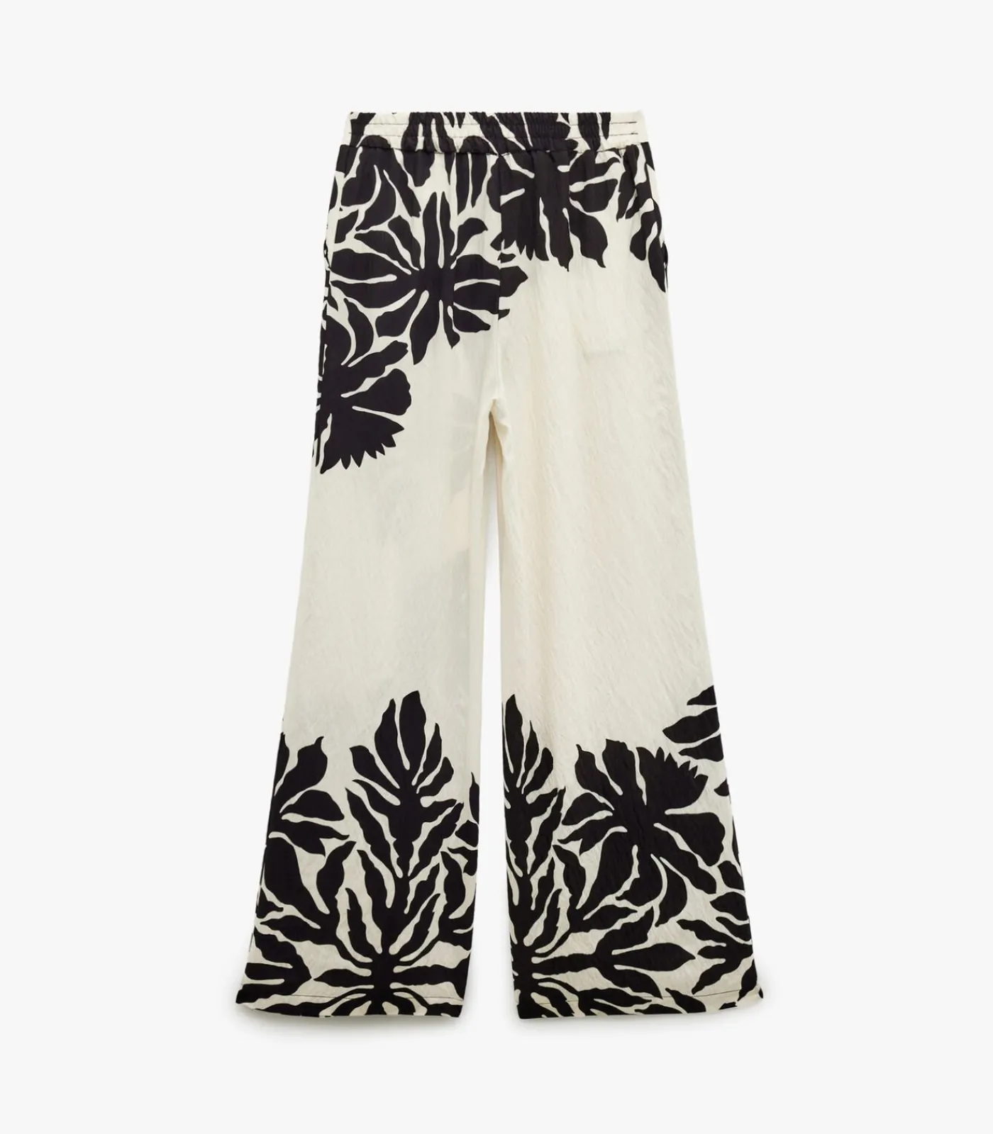 Koton Floral Palazzo Pants white Discount