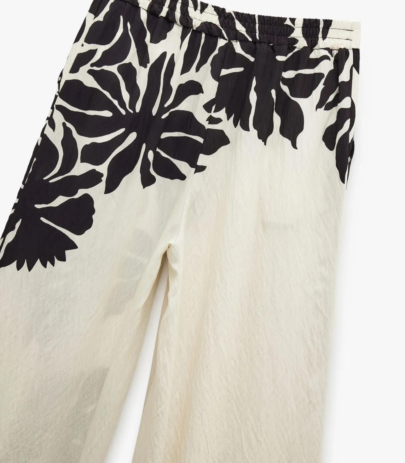 Koton Floral Palazzo Pants white Discount