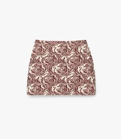Koton Floral Printed Mini Skirt bordeaux Best