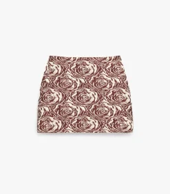 Koton Floral Printed Mini Skirt bordeaux Best
