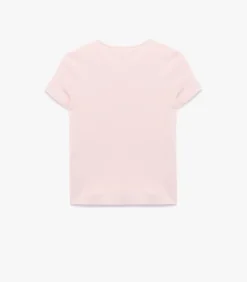 Koton Flower Printed T-Shirt pink New