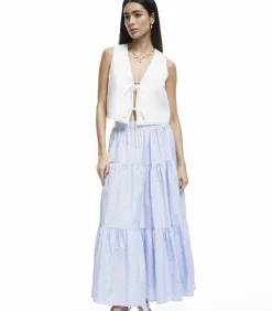 Koton Front Tie Detail Vest white Online