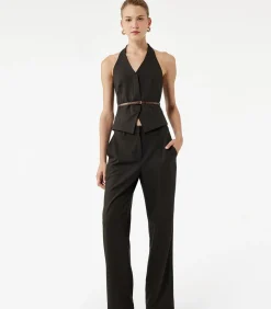 Koton Halter Neck Vest brown Hot