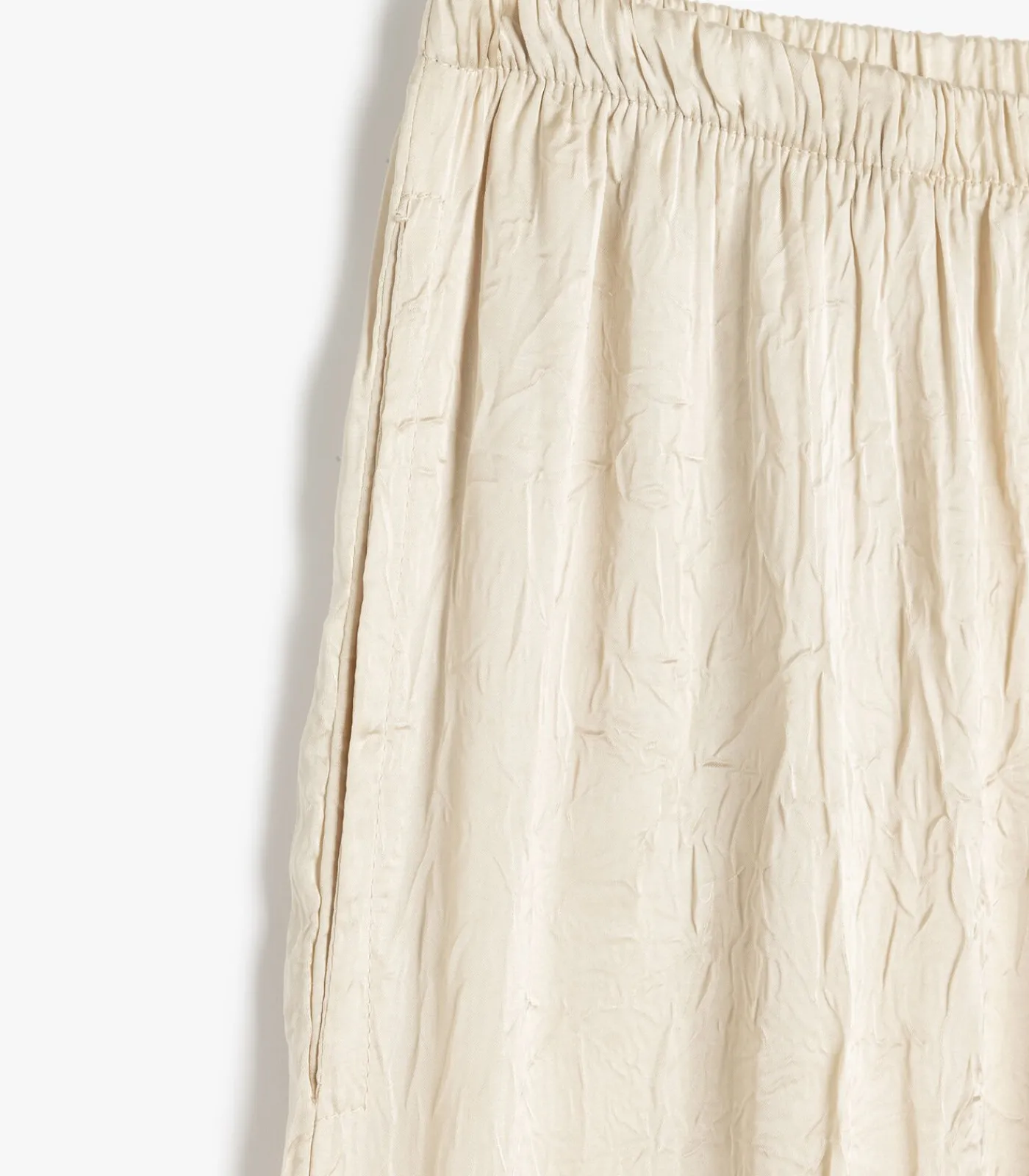 Koton High-Rise Pants beige Discount