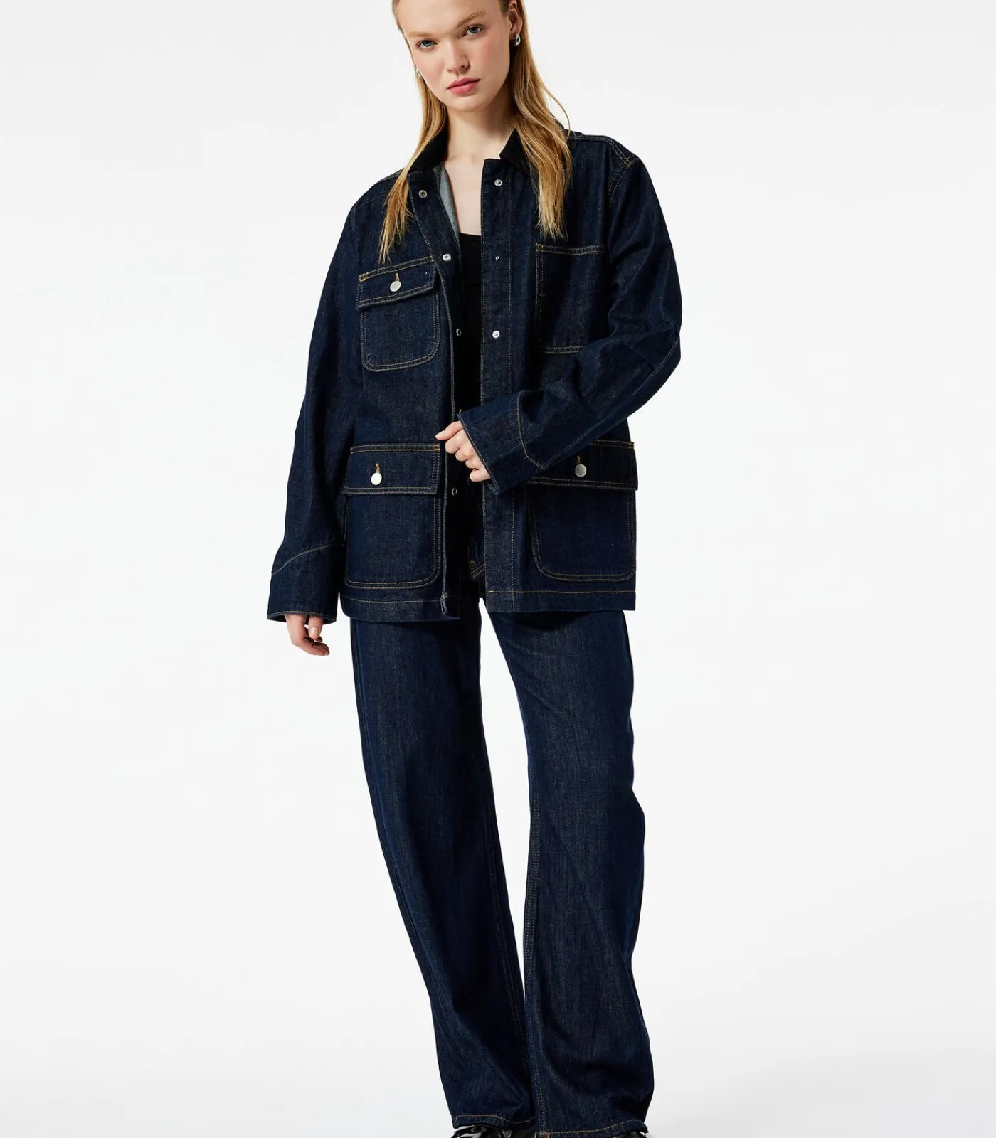 Koton Jean Jacket Indigo Hot