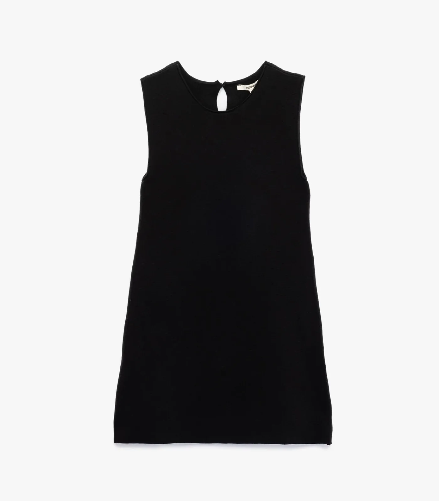 Koton Knit Mini Dress black Outlet