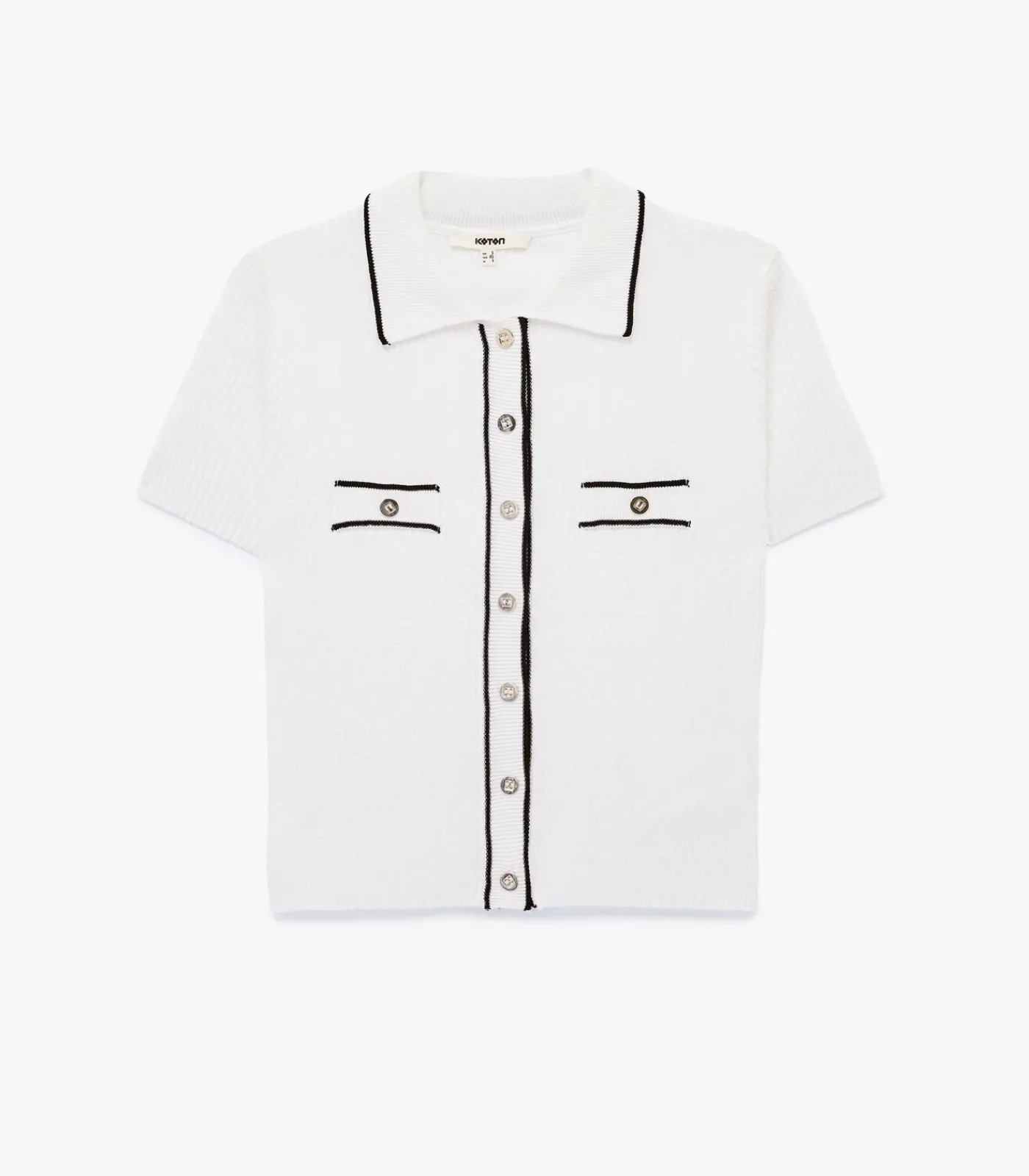 Koton Knit Sweater white Sale