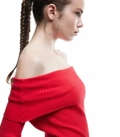 Koton Knit Sweater red Outlet