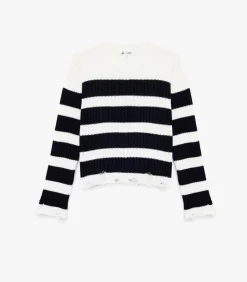 Koton Knit Sweater white Clearance