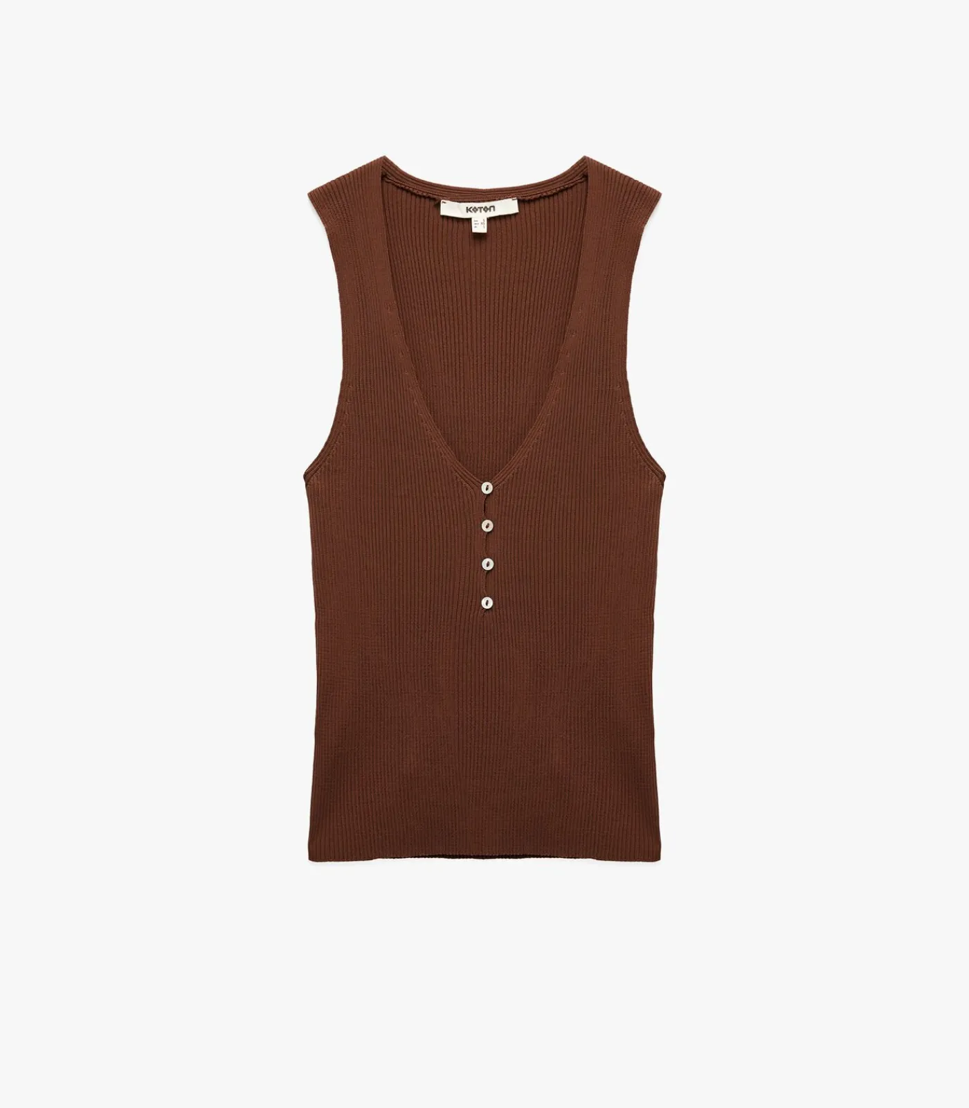 Koton Knit Tank Top white Hot