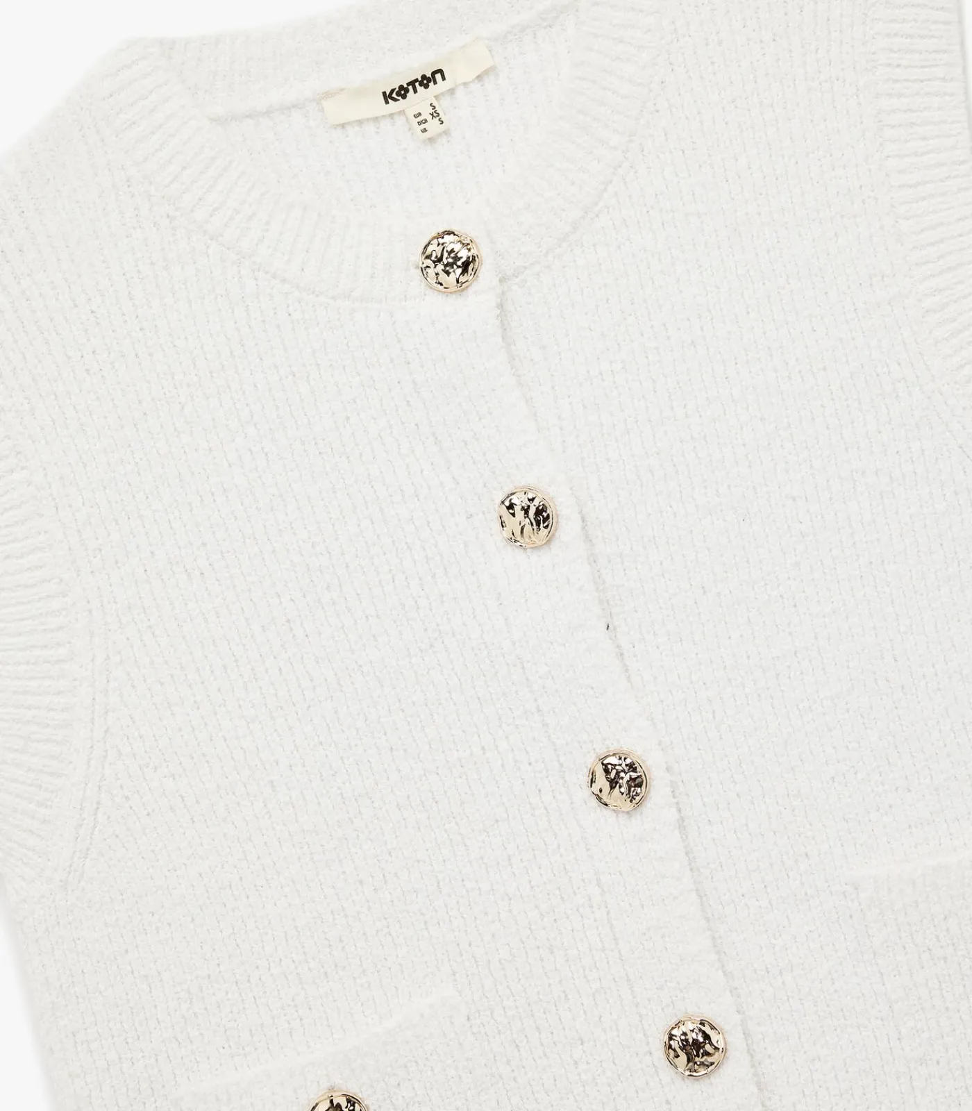 Koton Knit Vest white New