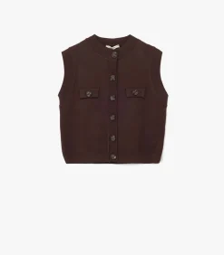 Koton Knit Vest brown Best